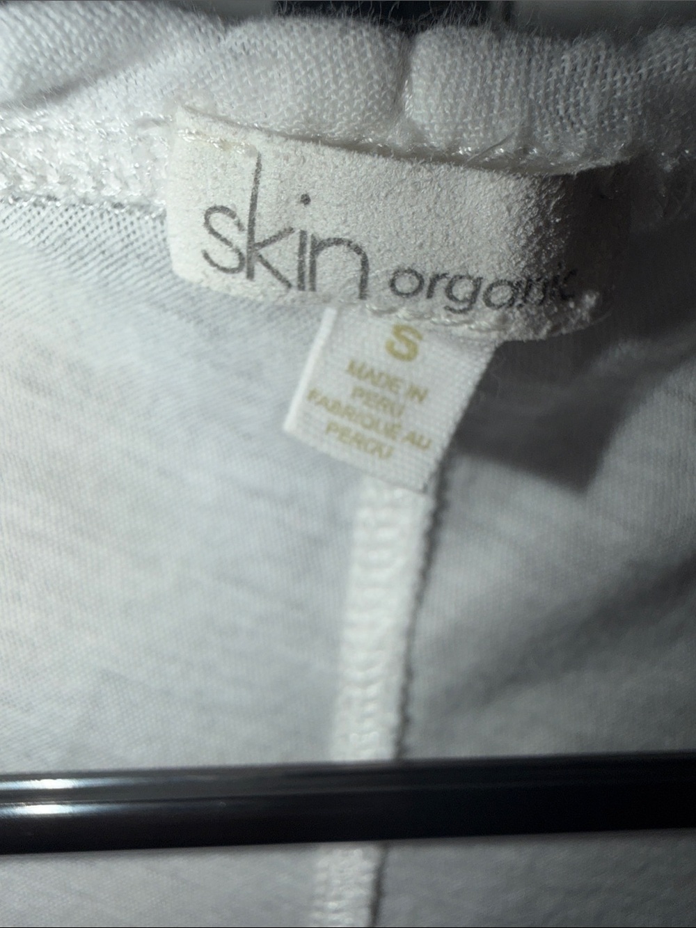 White Racerback Tank Top by Skin - Picture 2 of 4